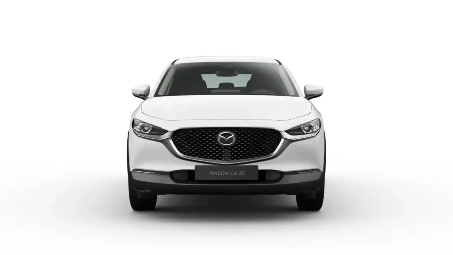 Renting Coches Mazda CX-30 2.5 e-Skyactiv G MHEV MT Prime-Line Blanco, Soul Red Crystal