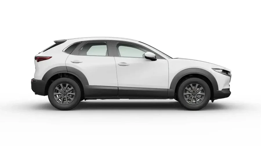 Renting Coches Mazda CX-30 2.5 e-Skyactiv G MHEV MT Prime-Line Blanco, Soul Red Crystal