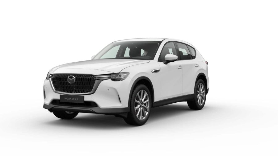 Renting Coches Mazda CX-60 3.3 e-Skyactiv D MHEV 147kW 8AT RWD Exclusive Line Blanco