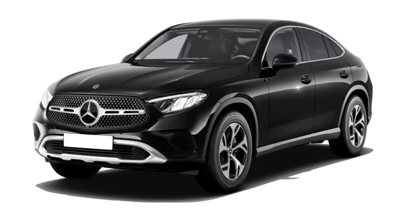 Renting Coches Mercedes Benz GLC COUPE-300 de 4MATIC Negro Obsidiana