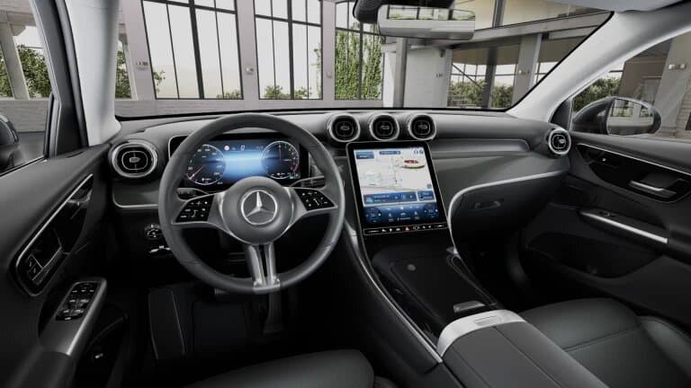 Renting Coches Mercedes Benz GLC COUPE 300 de 4MATIC Negro Obsidiana