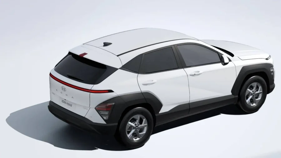 Renting Coches Hyundai Kona HEV 1.6 GDi DT Maxx Atlas White, Ecotronic Gray