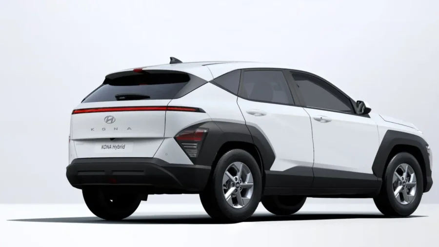 Renting Coches Hyundai Kona HEV 1.6 GDi DT Maxx Atlas White, Ecotronic Gray