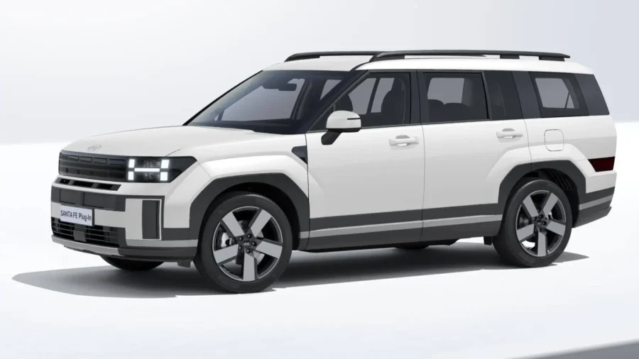 Renting Coches Hyundai Santa Fe 1.6T PHEV 4X4 AT Maxx White Cream