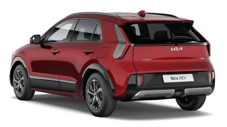 Renting Coches Kia Niro 1.6 HEV Drive Runway Red, Clear White, Steel Gray, Interstellar Grey