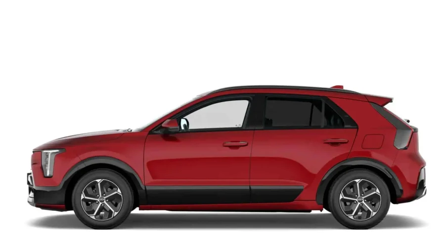 Renting Coches Kia Niro 1.6 HEV Drive Runway Red, Clear White, Steel Gray, Interstellar Grey