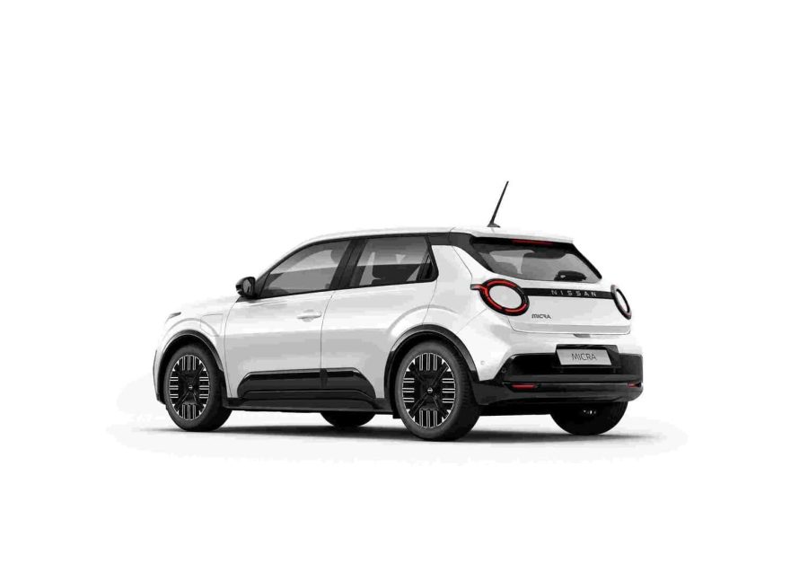 Renting Coches Nissan Micra 40 kWh Acenta Moon White