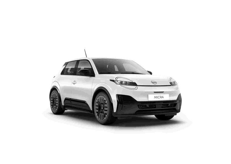 Renting Coches Nissan Micra 40 kWh Acenta Moon White