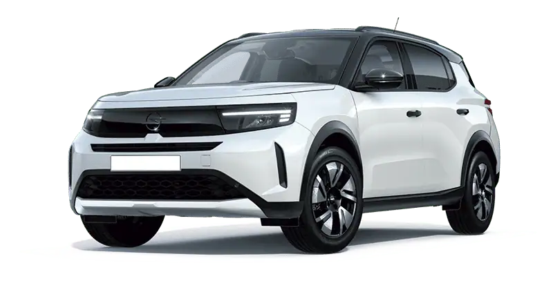 Renting Coches Opel Frontera-1.2T XHT Hybrid eDCT6 107kW Ultimate Arktis White