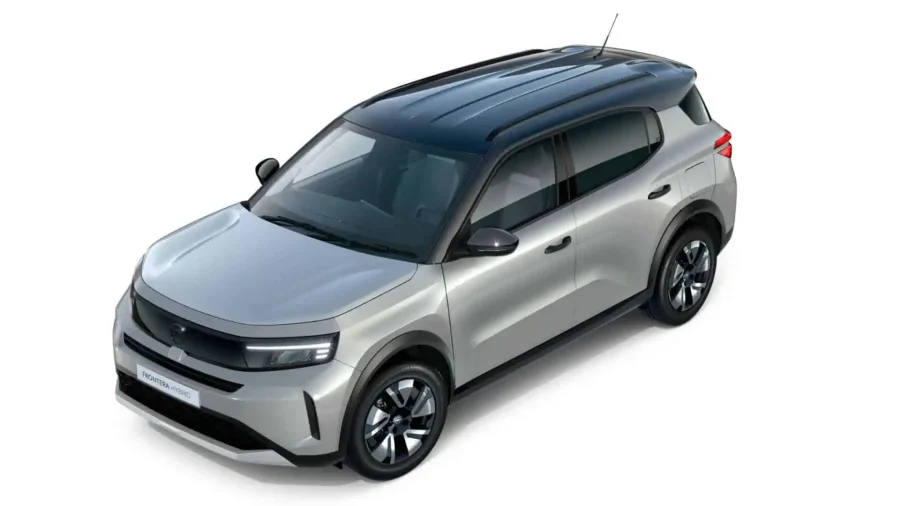 Renting Coches Opel Frontera 1.2T XHT Hybrid eDCT6 107kW Ultimate Kristall Silver, Arktis White