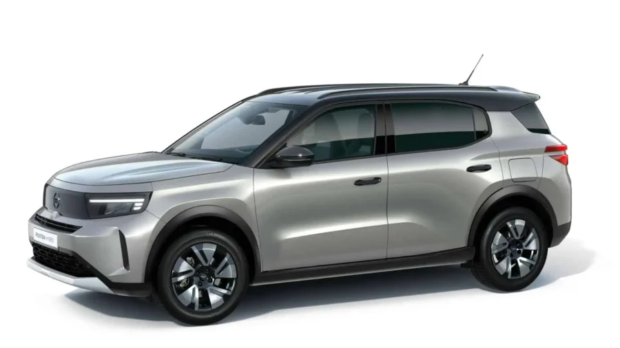 Renting Coches Opel Frontera 1.2T XHT Hybrid eDCT6 107kW Ultimate Kristall Silver, Arktis White