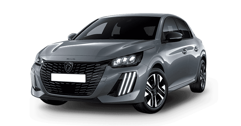 Renting Coches Peugeot 208-Allure Gasolina 100 S&S 6 Vel. Man Gris Selenium