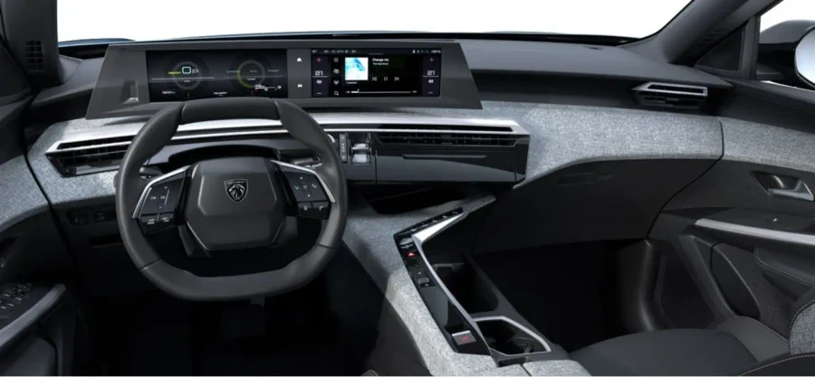 Renting Coches Peugeot 3008 Allure Hybrid 145 e-DCS6 Azul Ingaro