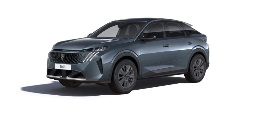Renting Coches Peugeot 3008 Allure Hybrid 145 e-DCS6 Azul Ingaro