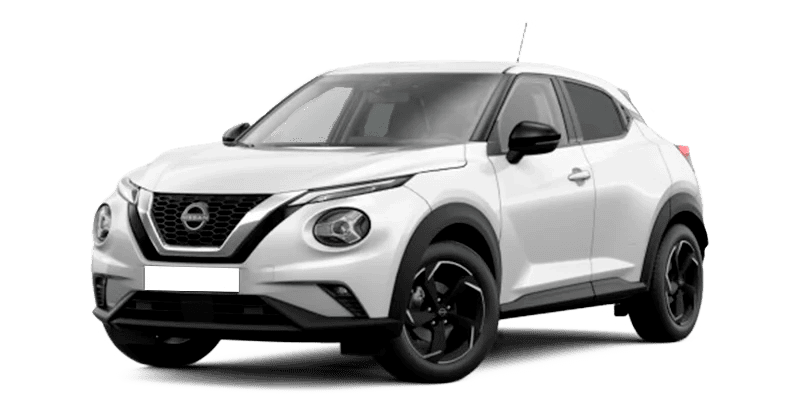 Renting Coches Nissan Juke 1.0 DIG-T Acenta Sapporo White, Blanco Perlado