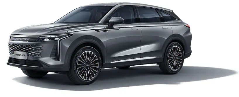 Renting Coches Omoda 9 1.5 TGDI SHS Premium AWD Gris Mate