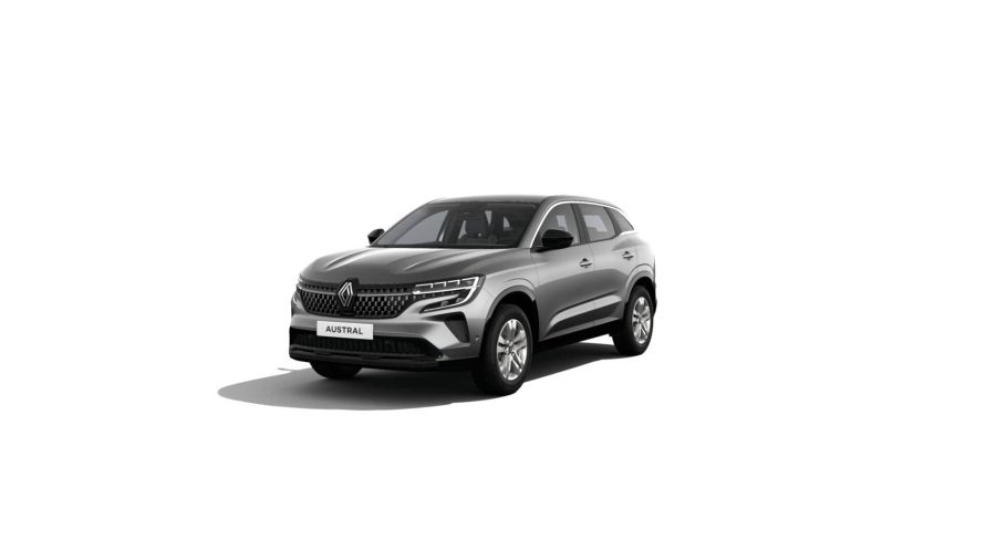 Renting Coches Renault Austral E-Tech Full Hybrid 147kW Evolution Gris Pizarra, Blanco