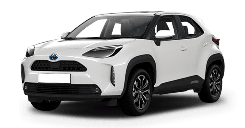 Renting Coches Toyota Yaris Cross 130H e-CVT Active Blanco Classic, Azul Florida, Gris Agata, Bronce Oliva, Negro Azabache, Gris Grafito