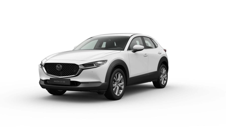 Renting Coches Mazda CX-30 2.5 e-SKYACT G MHEV Centre-Line Arctic White