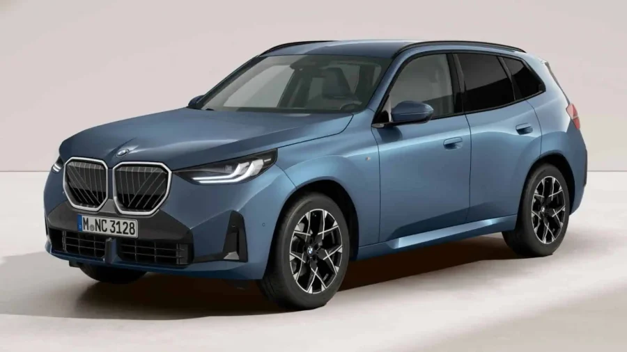 Renting Coches BMW X3 20d xDrive M Sport Arctic Race Blue, Black Sapphire