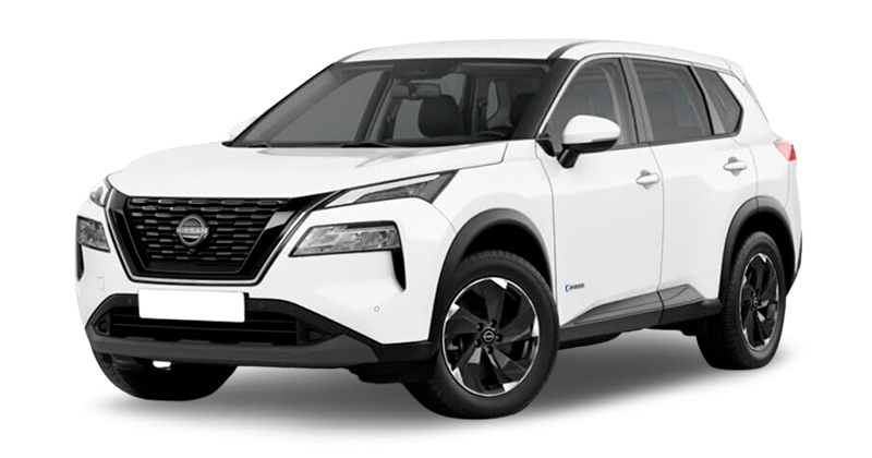 Renting Coches Nissan X-Trail e-Power 4×4 5 Plazas auto. Acenta Yuki White