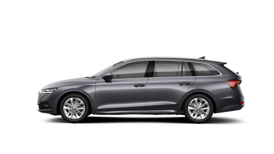 Renting Coches Skoda OCTAVIA Combi 2.0 TDI DSG Selection Gris Graphito, Blanco Luna