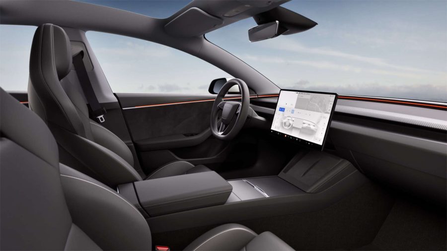 Renting Coches Tesla Model 3 RWD Blanco multicapa