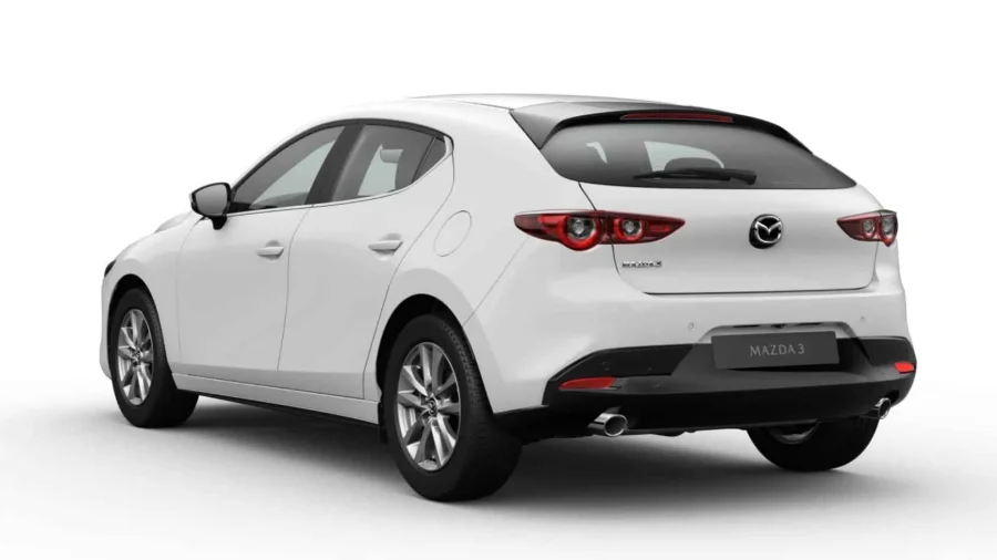 Renting Coches Mazda 3 e-SKYACTIV Automático Prime-Line Arctic White