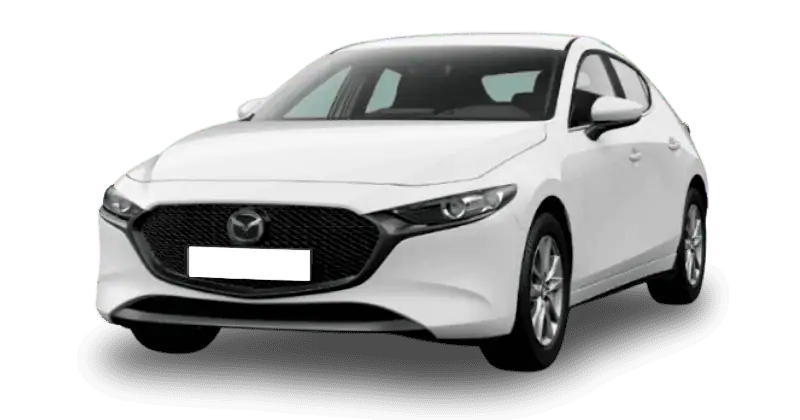 Renting Coches Mazda 3 e-SKYACTIV Automático Prime-Line Arctic White