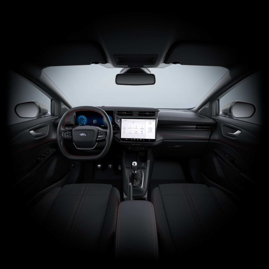 Renting Coches Ford Puma 1.0 EcoBoost MHEV ST-Line Blanco, Azul Digital Aqua, Gris Cactus