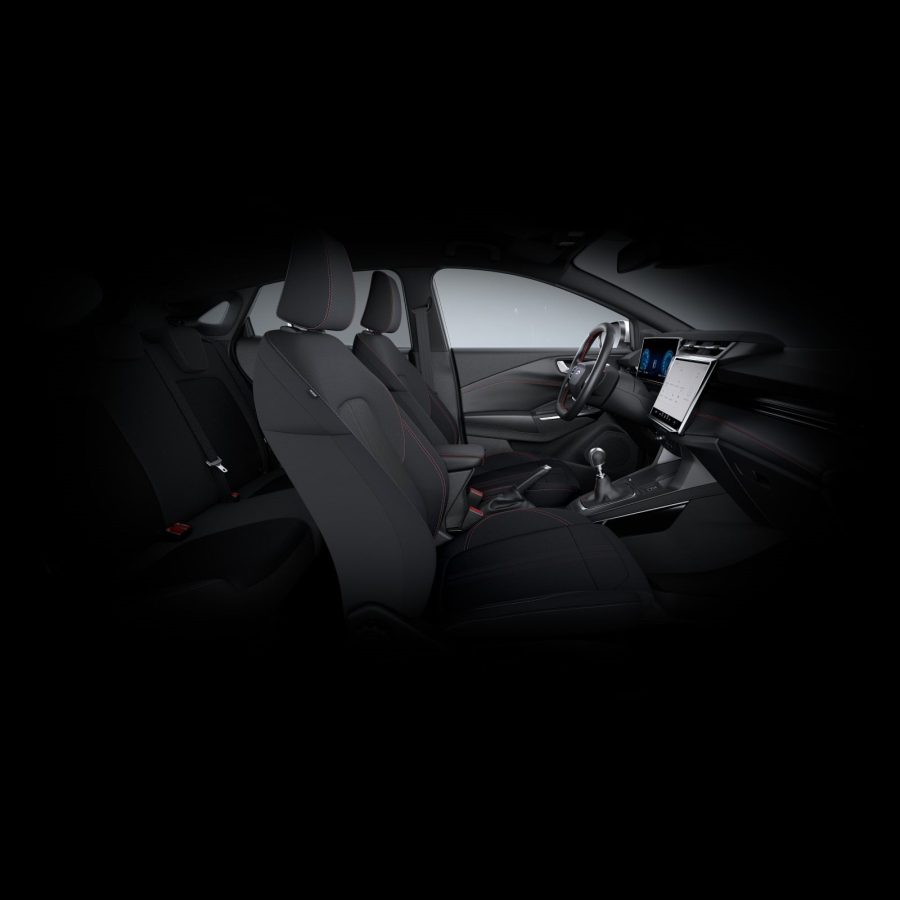 Renting Coches Ford Puma 1.0 EcoBoost MHEV ST-Line Blanco, Azul Digital Aqua, Gris Cactus