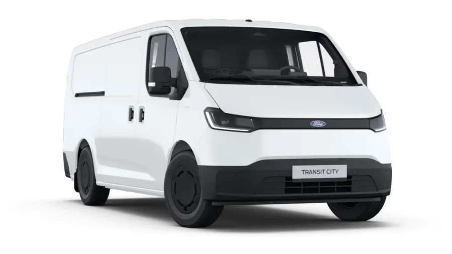 Renting Coches Ford Transit City Van 300 L1 56kWh Automática Trend Blanco