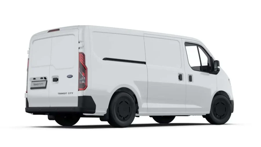 Renting Coches Ford Transit City Van 300 L1 56kWh Automática Trend Blanco