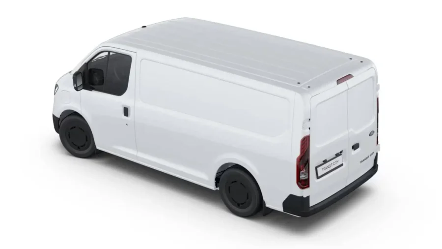Renting Coches Ford Transit City Van 300 L1 56kWh Automática Trend Blanco
