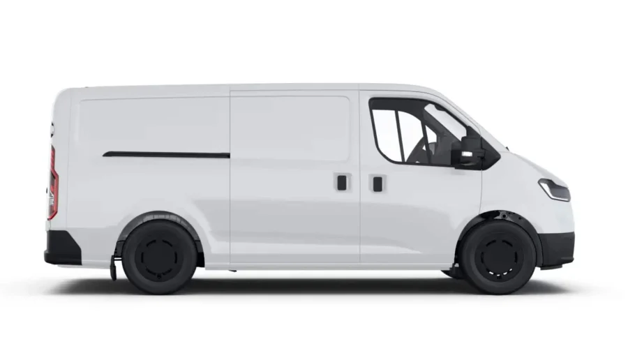 Renting Coches Ford Transit City Van 300 L1 56kWh Automática Trend Blanco