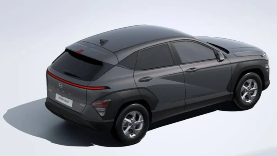 Renting Coches Hyundai Kona HEV 1.6 GDi DT Maxx Ecotronic Gray, Atlas White