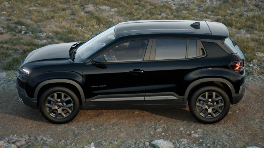 Renting Coches Jeep Avenger 1.2 Ehybrid Altitude Negro Volcano, Gris Storm