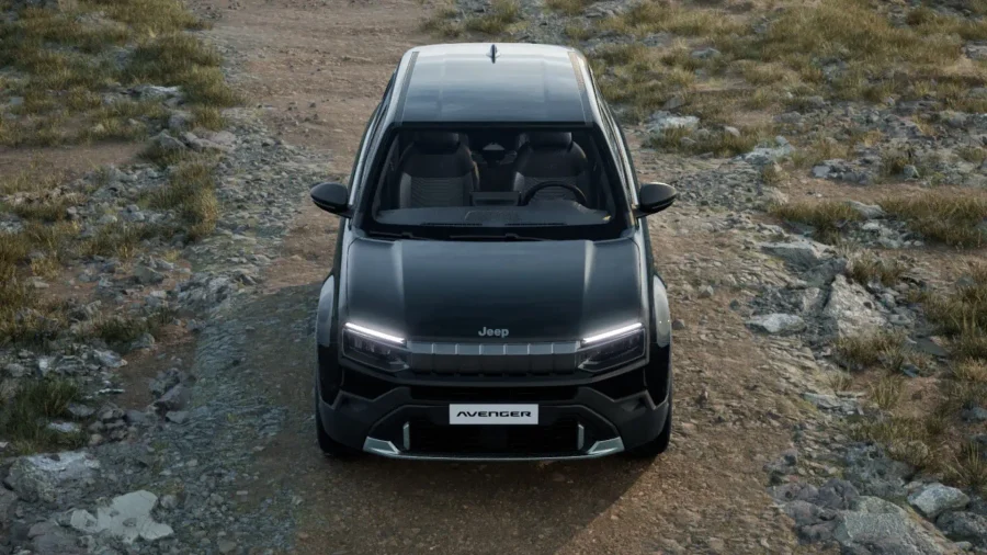 Renting Coches Jeep Avenger 1.2 Ehybrid Altitude Negro Volcano, Gris Storm