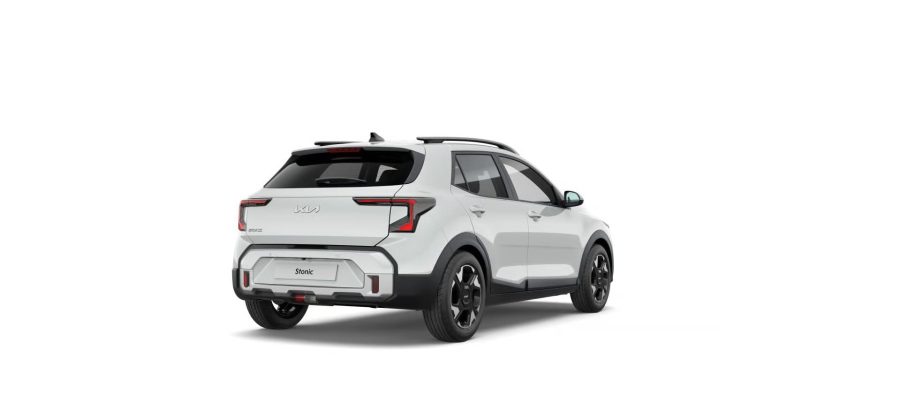 Renting Coches Kia Stonic 1.0 T-GDi MHEV Drive Clear White, Snow White