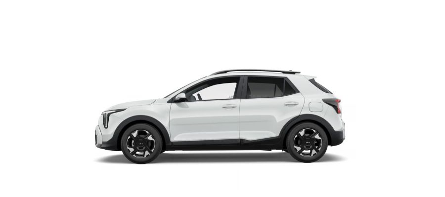 Renting Coches Kia Stonic 1.0 T-GDi MHEV Drive Clear White, Snow White