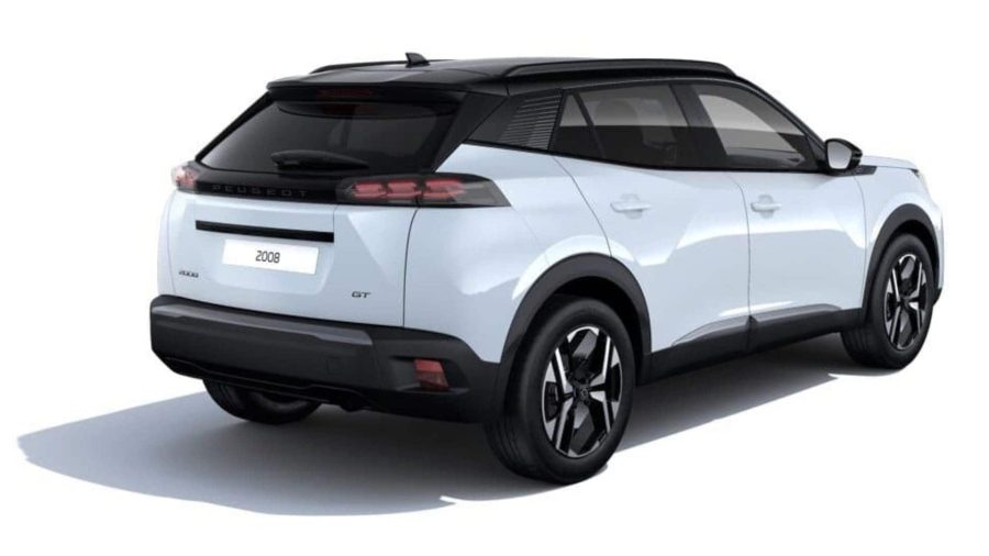 Renting Coches Peugeot 2008 GT Hybrid 145 eDCS6 Blanco Okenite
