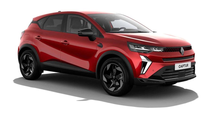 Renting Coches Renault Captur E-Tech Full Hybrid Techno Rojo Deseo