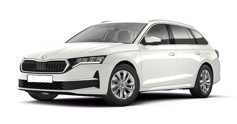 Renting Coches Skoda OCTAVIA Combi-2.0 TDi 110kW DSG 7vel Selection Blanco