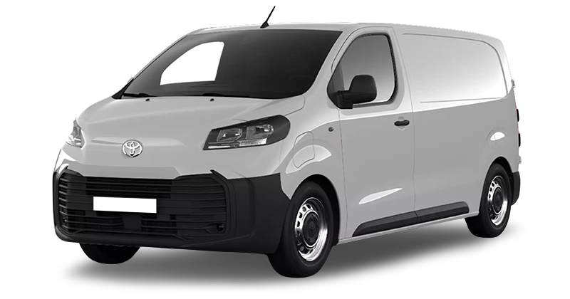 Renting Coches Toyota Proace VAN EV L1 GX PLUS 75 kWh Blanco Polar