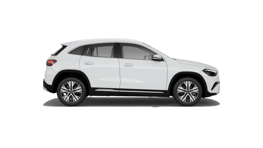 Renting Coches Mercedes Benz GLA 200d Blanco Polar, Plata High-tech, Negro Cosmos