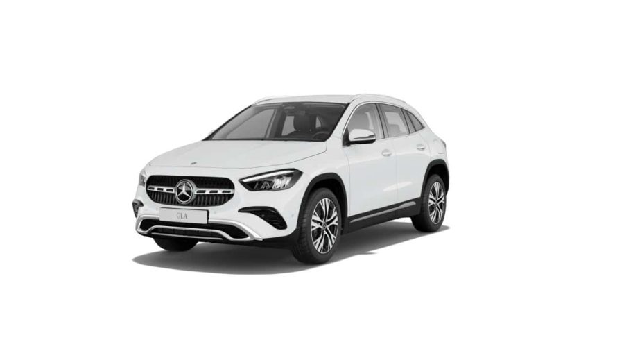 Renting Coches Mercedes Benz GLA 200d Blanco Polar, Plata High-tech, Negro Cosmos