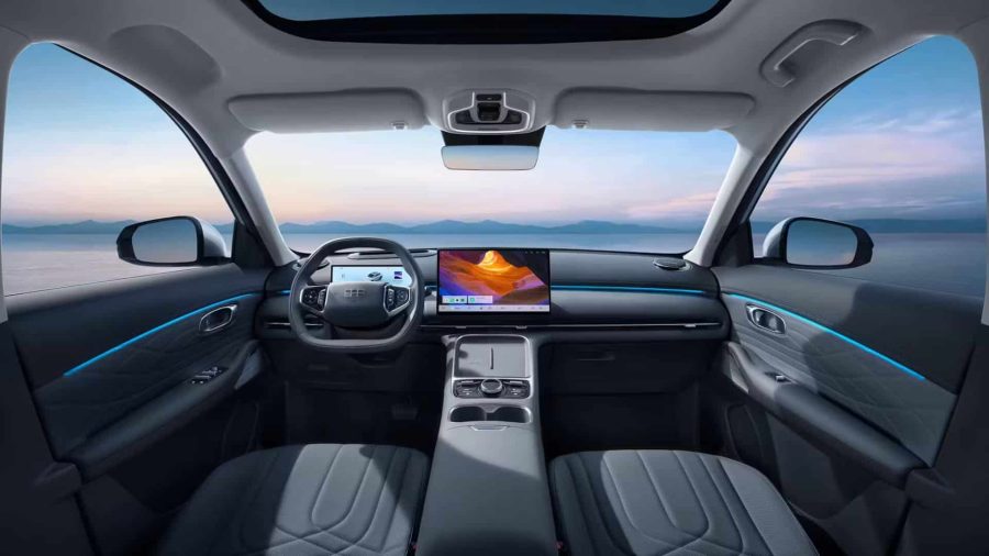 Renting Coches Geely STARRAY EM-i Max+ PHEV 218CV Azul Glaciar, Negro, Gris Grafito, Plata