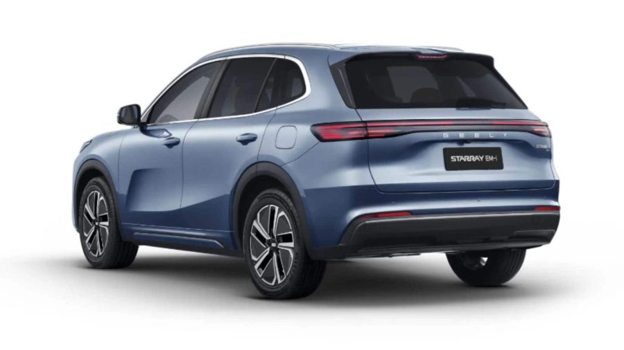 Renting Coches Geely STARRAY EM-i Max+ PHEV 218CV Azul Glaciar, Negro, Gris Grafito, Plata