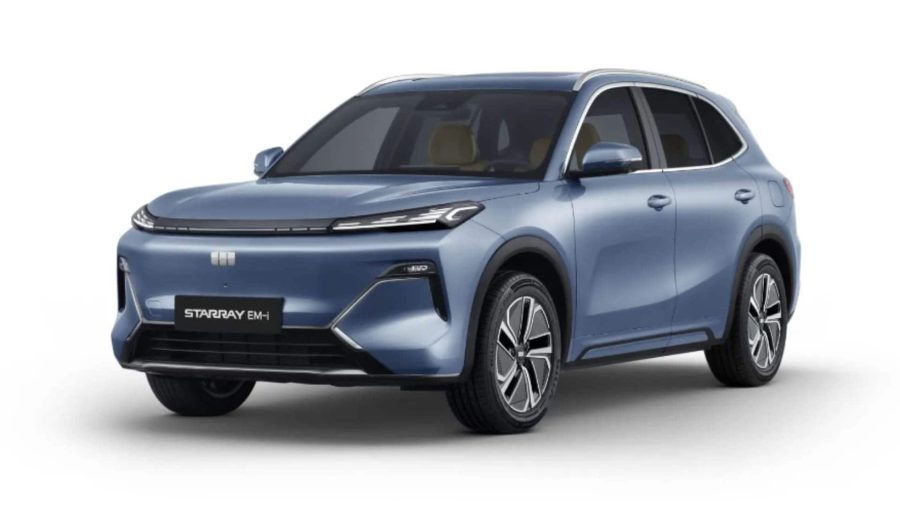 Renting Coches Geely STARRAY EM-i Max+ PHEV 218CV Azul Glaciar, Negro, Gris Grafito, Plata