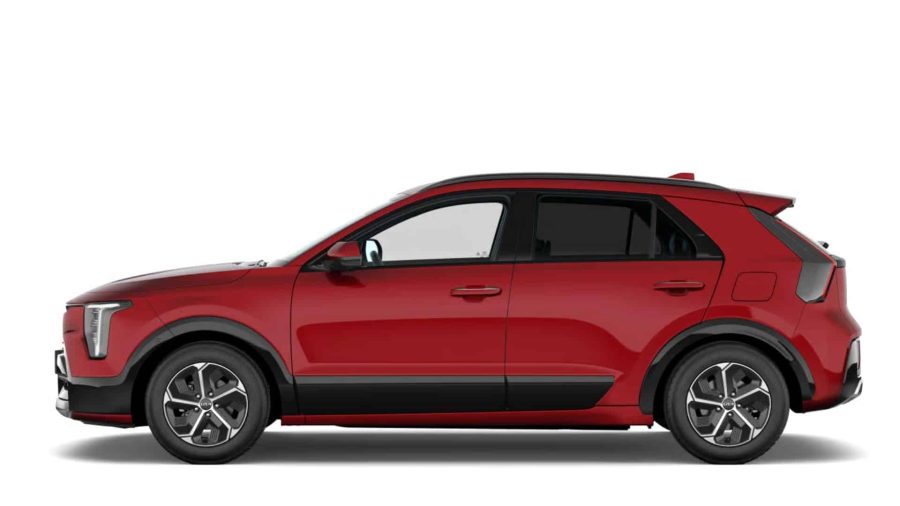 Renting Coches Kia Niro HEV Drive Runway Red, Clear White, Steel Gray, Interstellar Grey, Black